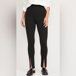 Old Navy Extra High-Waisted Stevie Split-Front Skinny Pants